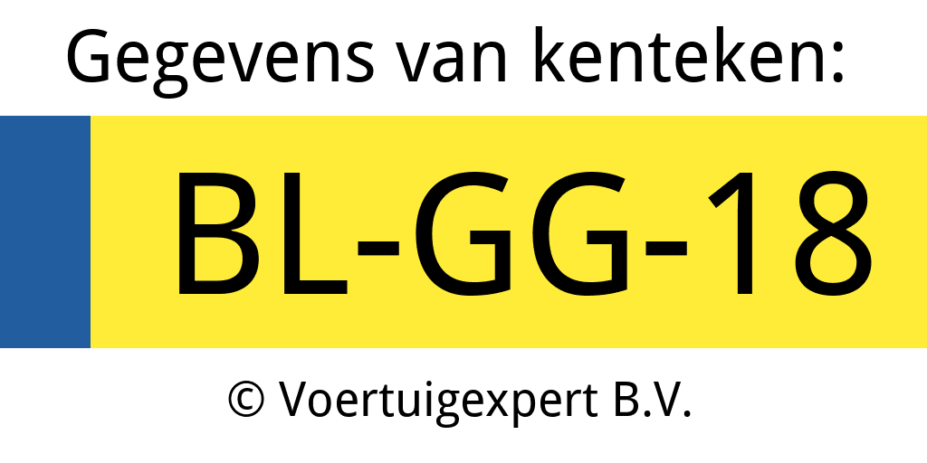 BL-GG-18 kenteken check | MERCEDES-BENZ 950.03